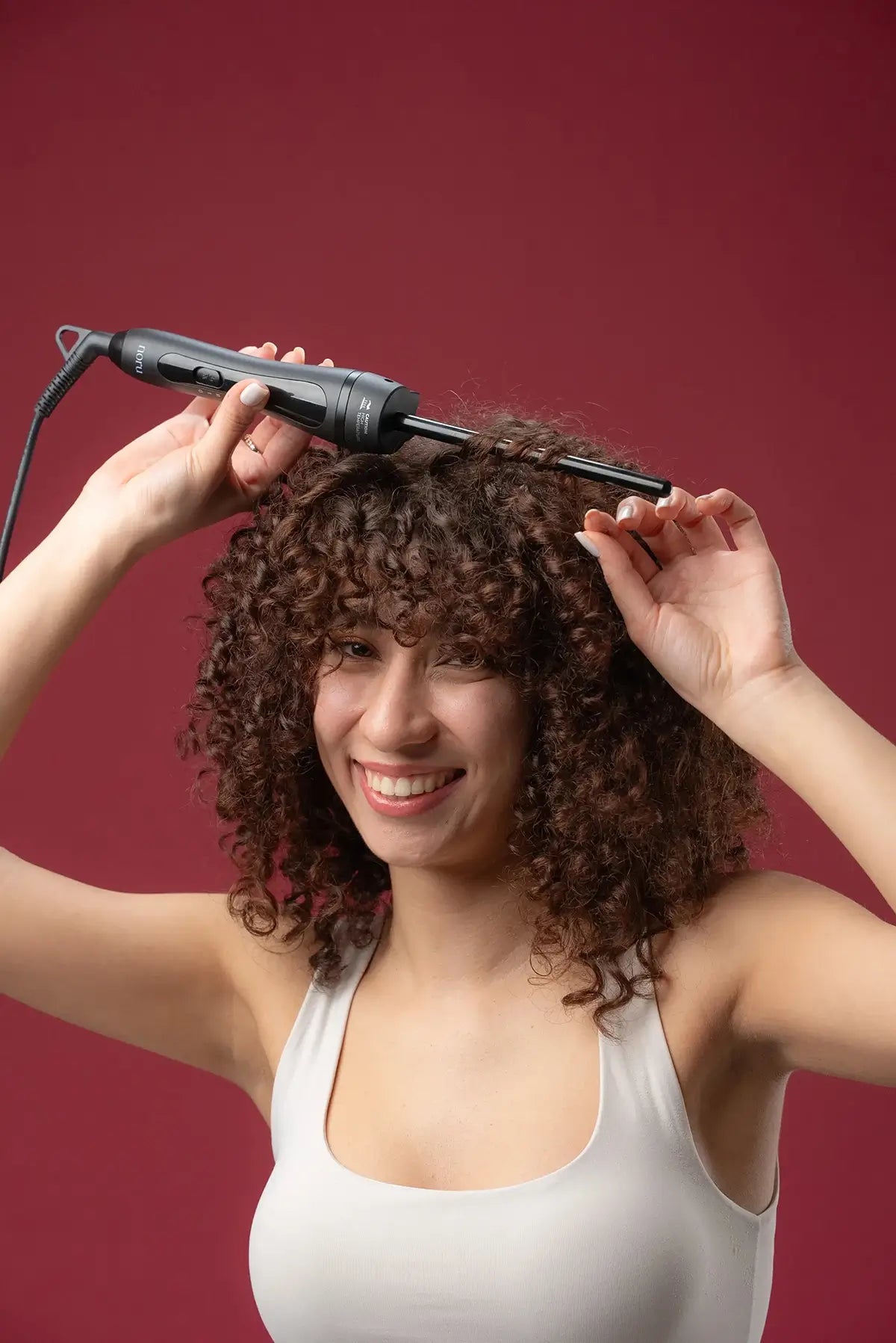 FOR TIGHT, DEFINED CURLS